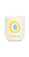 Assouline St. Tropez Ceramic Scented Candle In Orange