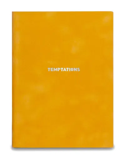 Assouline Temptations Logo-print Notebook In Yellow