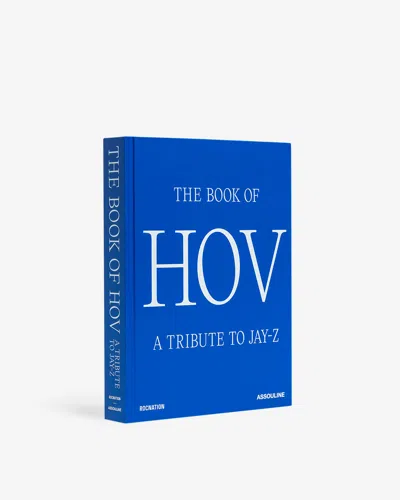 Assouline The Book Of Hov: A Tribute To Jay-z (classic) Hardcover Book In Blue