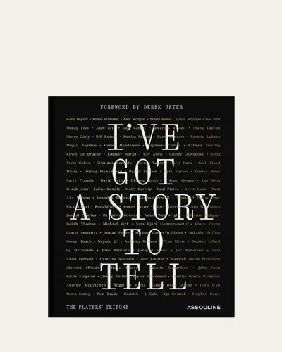 Assouline The Players Tribune: I've Got A Story To Tell Book With Foreword By Derek Jeter In Black