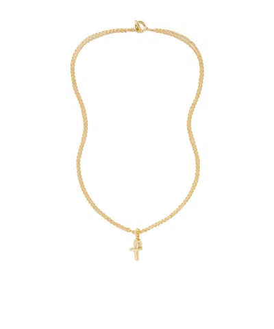Assouline The Puffy Initial Gold-tone Necklace
