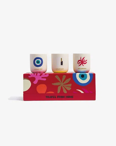 Assouline Travel From Home Mini Scented Candle Set In Multi