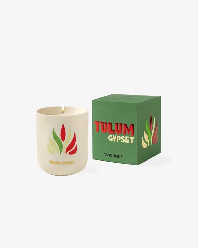 Assouline Tulum Gypset - Travel From Home Candle In Neutral