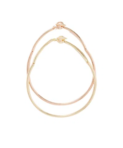 Assouline Two-piece Tubular Necklace Set In Gold