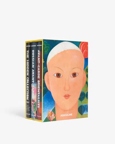 Assouline Uzbekistan: 3 Book Slipcase In Multi