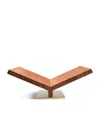 Assouline Walnut-leather Classic Collector Bookstand In Brown