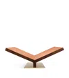 Assouline Walnut-leather Classic Collector Bookstand