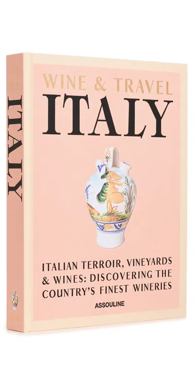 Assouline Wine And Travel Italy Book Multi In Black