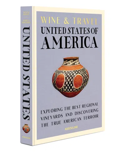 Assouline Wine & Travel United States Of America Books In Blue