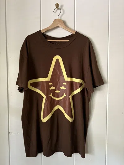 Pre-owned Asspizza Brown Star T Shirt