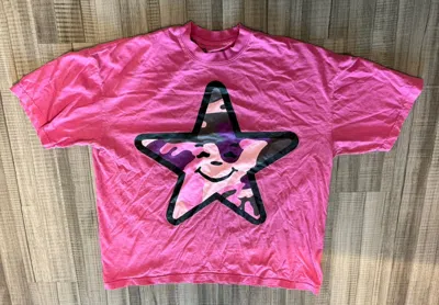 Pre-owned Asspizza Star Tee In Pink