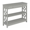 Asstd National Brand 1-drawer Console Table In Gray