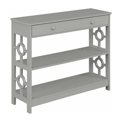 Asstd National Brand 1-drawer Console Table In Gray