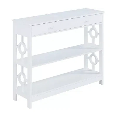 Asstd National Brand 1-drawer Console Table In White