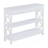Asstd National Brand 1-drawer Console Table In White