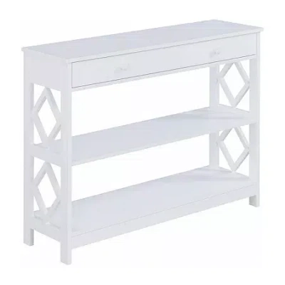 Asstd National Brand 1-drawer Console Table In White