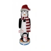 Asstd National Brand 14" North Pole Penguins Nutcracker In Multi