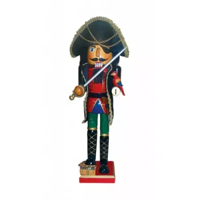 Asstd National Brand 15" Pirate Nutcracker In Multi