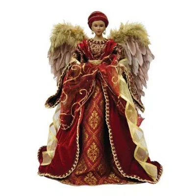Asstd National Brand 16" African American Diva Angel Tree Topper In Multi