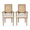 Asstd National Brand 2 Piece Maria Dining Chair Set In Sand