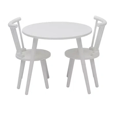 Asstd National Brand 3-pc. Table & Chair Set In White