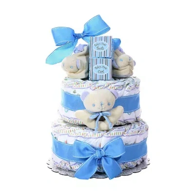 Asstd National Brand 36 Huggies Diapers Baby Boys Baby Gift Set In Blue