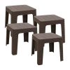 Asstd National Brand 4-pc. Weather Resistant Side Table In Brown