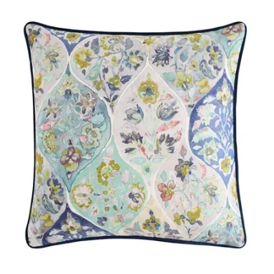 Asstd National Brand Abby Square Throw Pillow In Blue