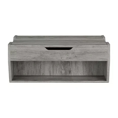 Asstd National Brand Abington Lift-top Storage Coffee Table In Gray