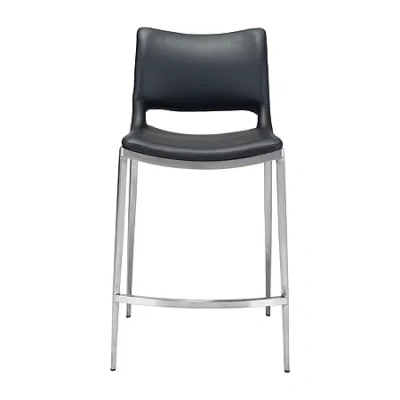 Asstd National Brand Ace 2-pc. Counter Height Upholstered Bar Stool In Black