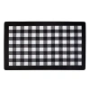 Asstd National Brand Achim Buffalo Check Anti-fatigue 18"x30" Kitchen Mat In Black
