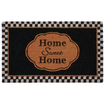 Asstd National Brand Achim Home Sweet Home Coir 18"x30" Doormat In Multi