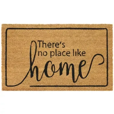 Asstd National Brand Achim No Place Like Home Coir 18"x30" Doormat In Multi