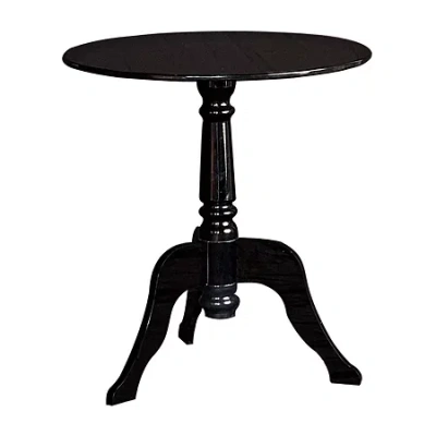 Asstd National Brand Acrylic End Table In Black