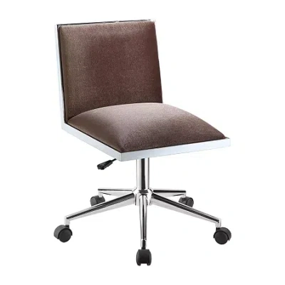 Asstd National Brand Adjustable Height Office Chair In Brown