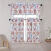 Asstd National Brand Aerin 3-pc. Rod Pocket Window Tier In Orange