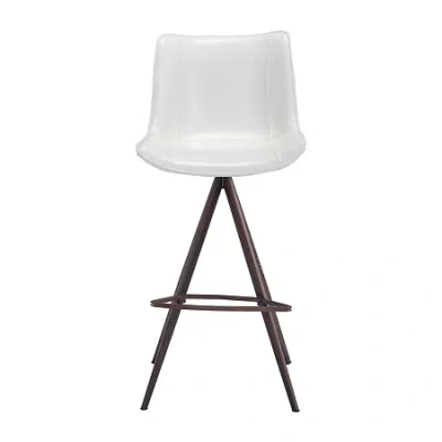 Asstd National Brand Aki 2-pc. Upholstered Bar Stool In White