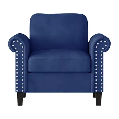 Asstd National Brand Alani Armchair In Blue