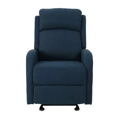 Asstd National Brand Alouette Track-arm Recliner In Blue