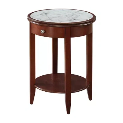 Asstd National Brand American Heritage 1-drawer End Table In Brown