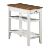 Asstd National Brand American Heritage 3-tier End Table With Drawer In Brown