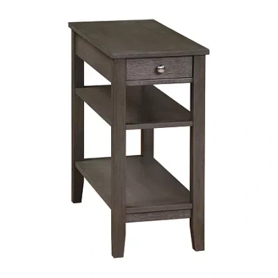 Asstd National Brand American Heritage Chairside Table In Gray
