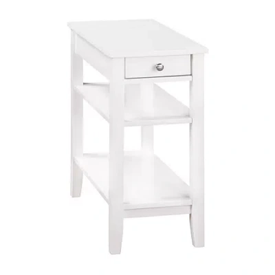 Asstd National Brand American Heritage Chairside Table In White