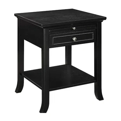 Asstd National Brand American Heritage Logan End Table In Black