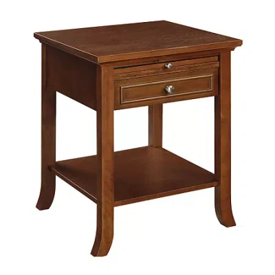 Asstd National Brand American Heritage Logan End Table In Brown