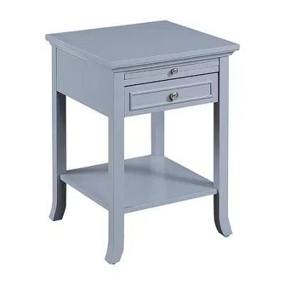 Asstd National Brand American Heritage Logan End Table In Gray