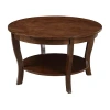 Asstd National Brand American Heritage Round Coffee Table In Brown
