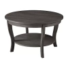 Asstd National Brand American Heritage Round Coffee Table In Gray