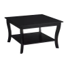 Asstd National Brand American Heritage Square Coffee Table In Black