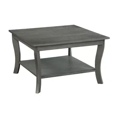Asstd National Brand American Heritage Square Coffee Table In Gray